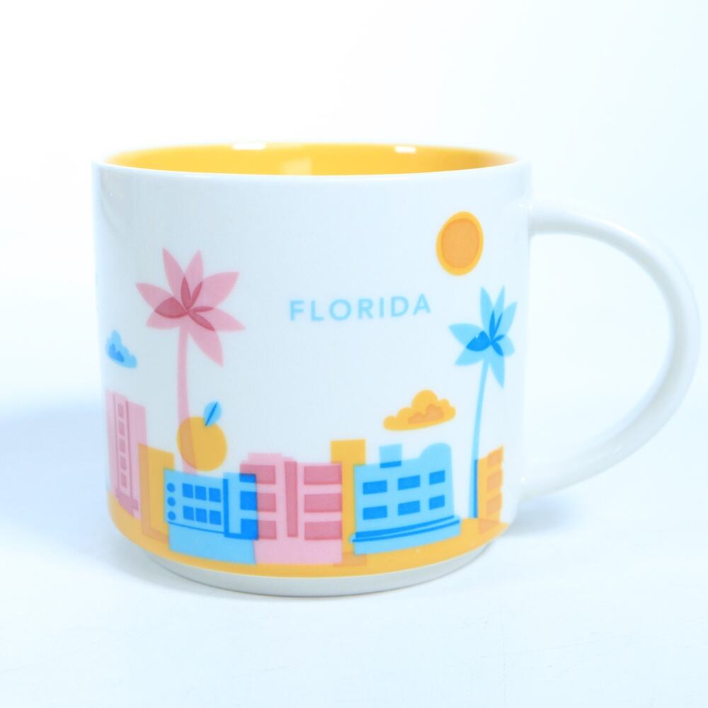 Starbucks Florida You Are Here Series Collection 14oz Coffee Tea Mug Cup